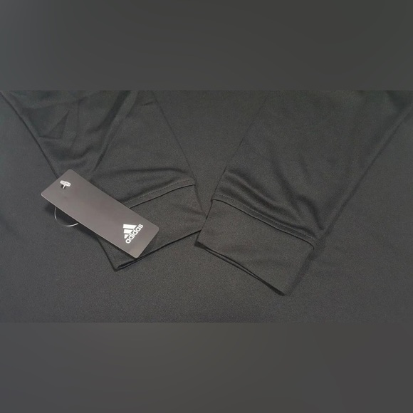 Adidas Quarter Zip Color Block Long Sleeve Active Top - Picture 11 of 11